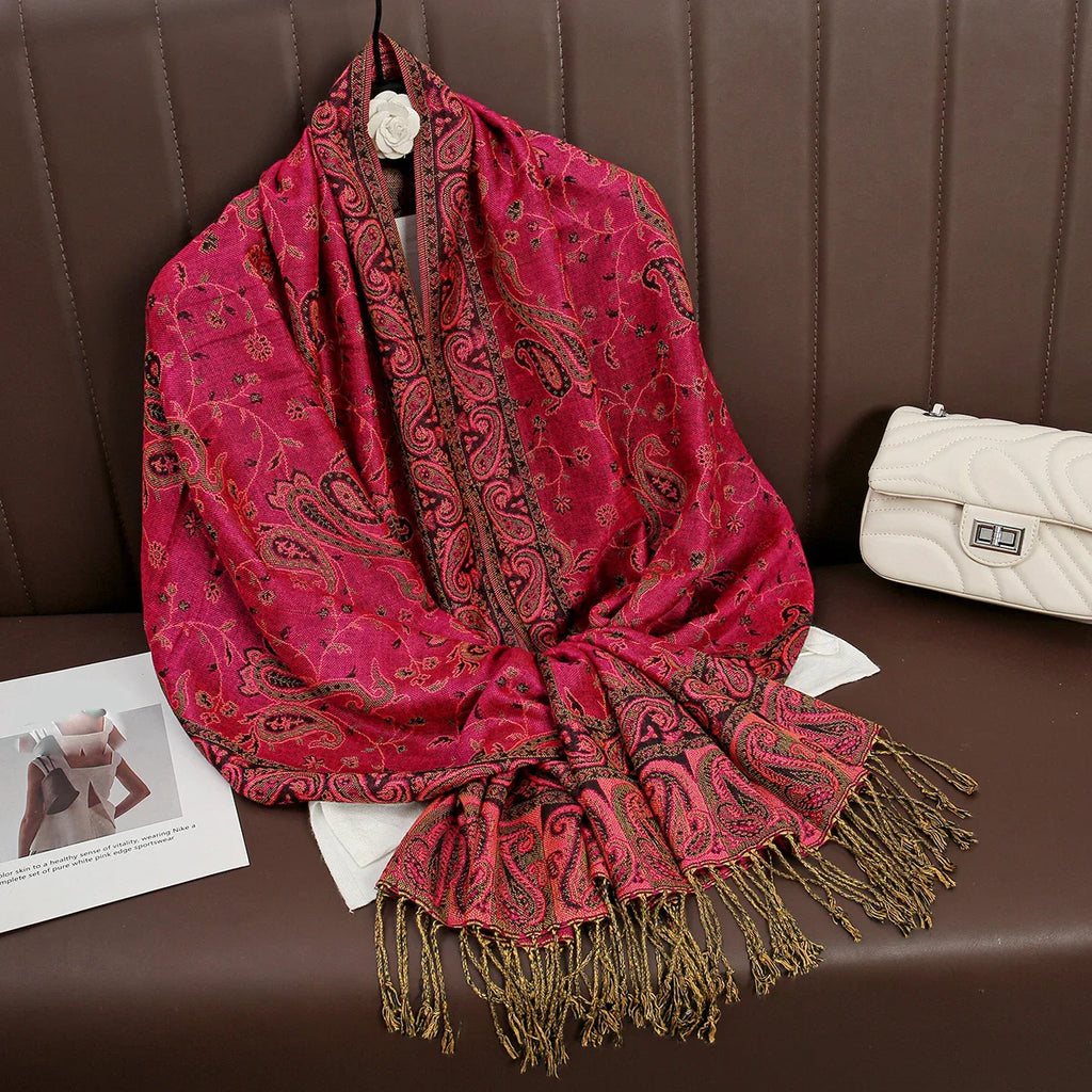 Élégancea | Women's Scarf | Cashmere Feel | 70 × 190 cm | Luxury Print & Warm