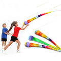 SkyTail Wurf- & Fangball-Set | Regenbogenschweif | Outdoor-Geschicklichkeitsspiel für Kinder