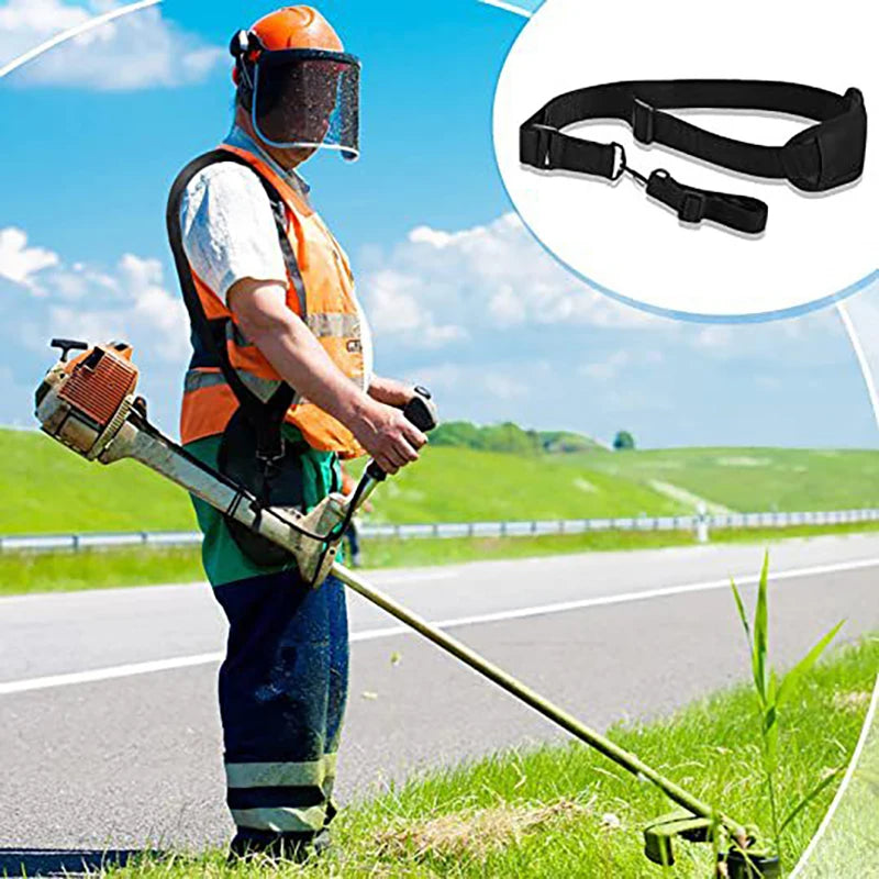 GardenEase Verstellbarer Schultergurt Gartenwerkzeuge | Universal Nylontragegurt | Ergonomisch für Rasentrimmer & Heckenscheren