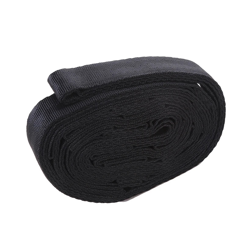 Hängkraft Hängematten Befestigungsset | 600 lbs Tragkraft | Polyester Gurte mit 5 Ringen | 2er Set