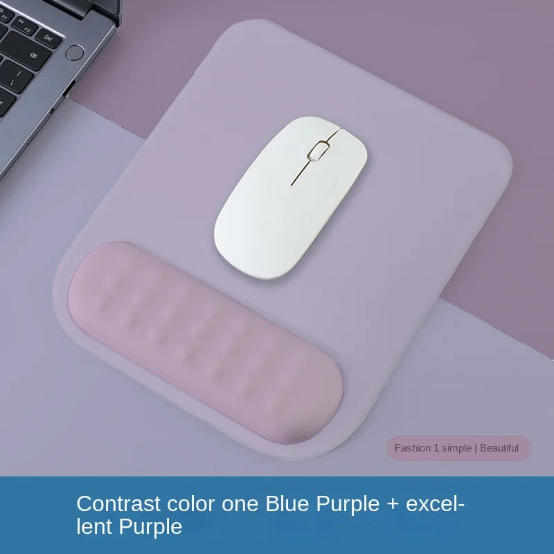 ErgoLoom Mouse Pad with Wrist Rest | Ergonomic & Non-Slip | Memory Foam & Anti-Slip Base | For Gaming & Office