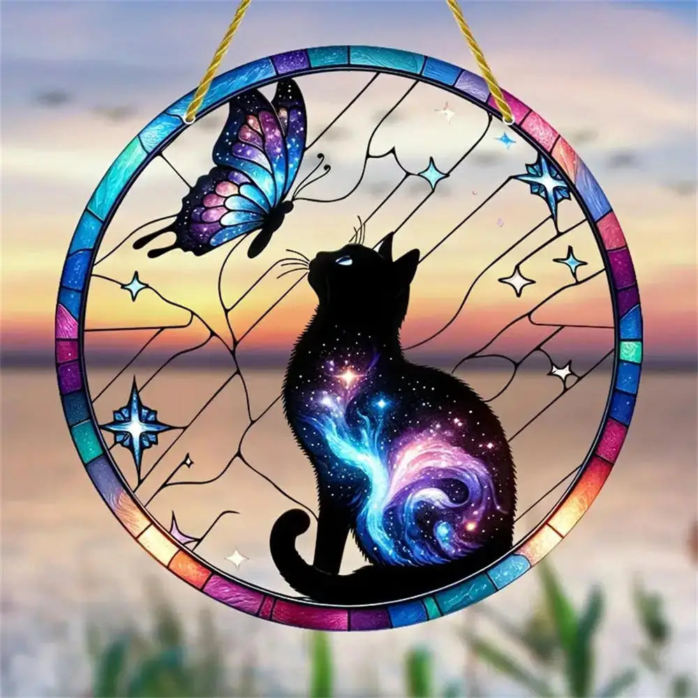 ColibriLuma Kolibri Fensterhänger | Acryl Suncatcher | 8 cm | Bunt | Garten Deko
