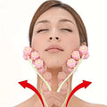 Gesichtsmassage-Roller | V-Form Gesichtsmassageroller | Straffende Gesichtspflege & Konturdefinition | Velloura