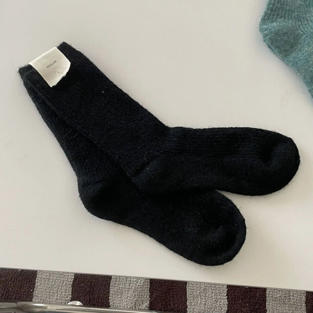 Cuddle Warmth | Women's Thermal Socks | 9% Wool & Cashmere | Extra Thick & Soft | Japanese Knit Style