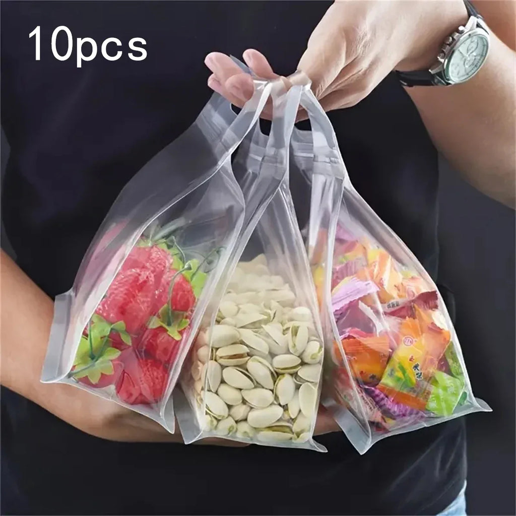 EcoPouch Storage Bags | Reusable & Leak-Proof | For Fruit, Vegetables, Snacks & More | Set of 10