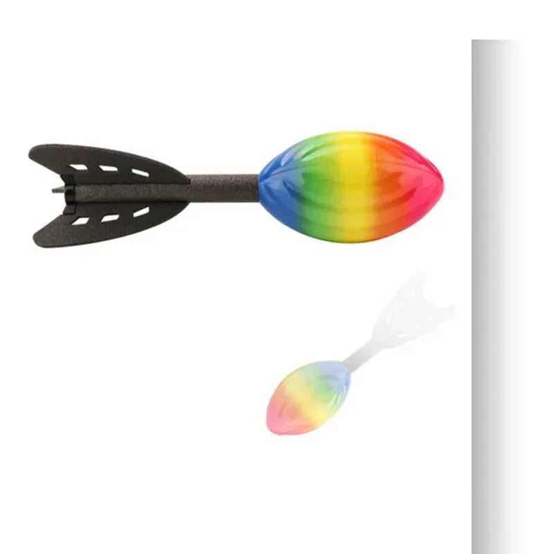 Rocketo Mini Wurf-Rakete | Weicher Schaumstoff 28 cm | Outdoor Spiel & Sportgeschenk für Kinder