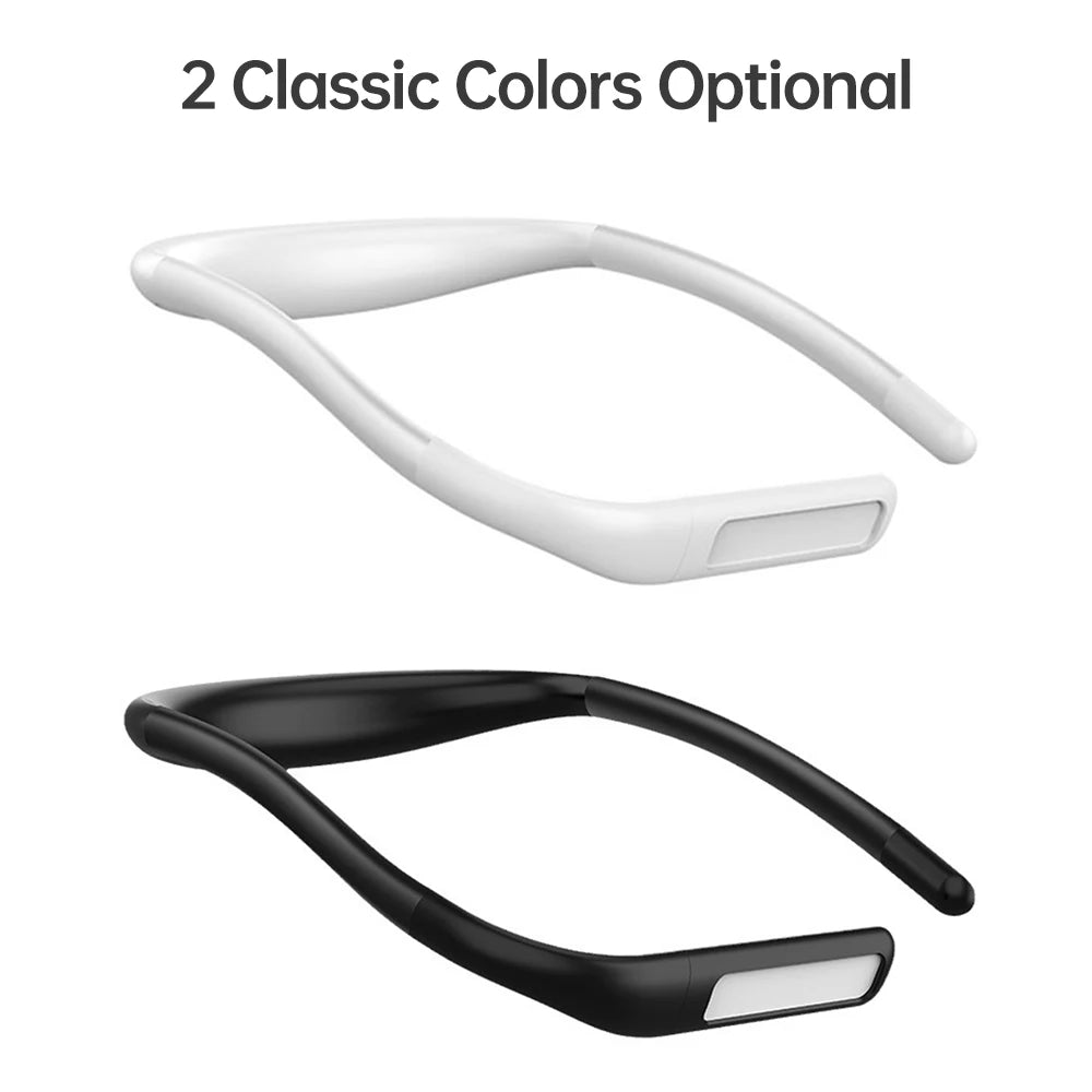 LUMINOOK Leselampe Hals wiederaufladbar | 3 Lichtfarben | dimmbar | flexible Arme | LED Buchleuchte