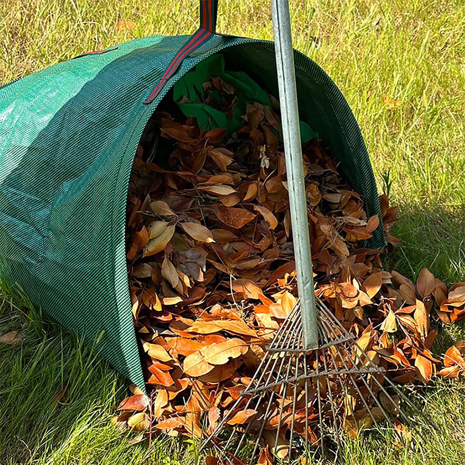 Verdevo | Gartenabfallsack mit Tragegriffen | Wiederverwendbarer Laubsack aus PP | 150 L / 200 L / 270 L