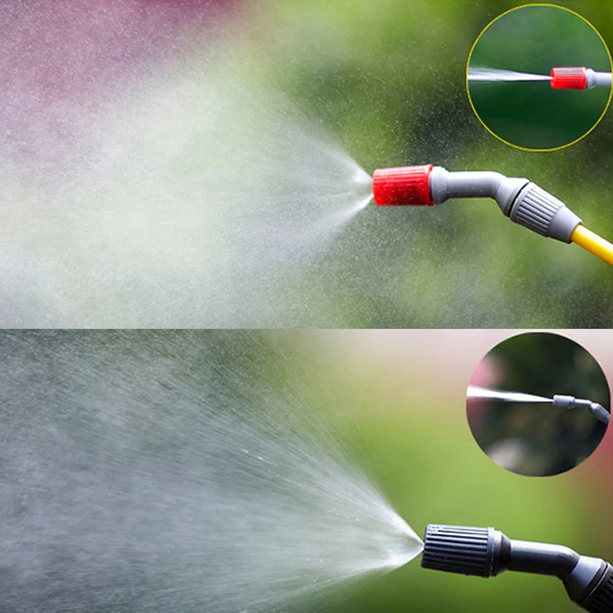 AgroVario Sprühdüse für Rückenspritze | Verstellbar | PP & Messing | 1/4" Anschluss