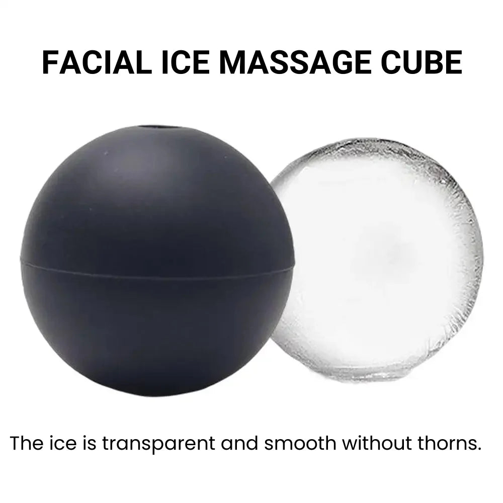 Glacielle | Eis-Massageroller | Silikon-Gesichtsmassageball | Kühlende Hautpflege & Entspannung