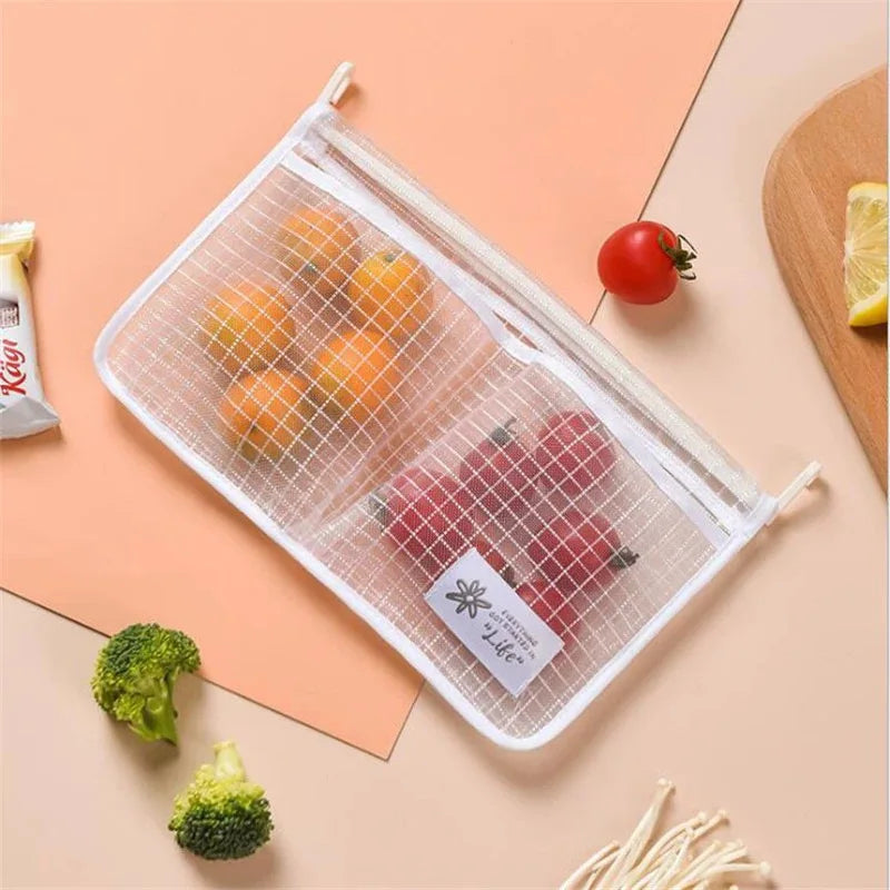 FrigoFlex Kühlschrank Organizer | Atmungsaktives Mesh | PP | Türhängend