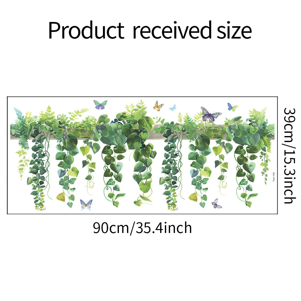 DecoBloom Blumenregal Wandaufkleber | Mehrfach-Design | Wohnraum & Kinderzimmer Deko | Selbstklebende Wandtattoos