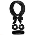 CurlEase Hitzefreier Haarwickler Stirnband | Weiche Velour Lockenwickler | Schlaf-Curls & DIY Styling | 3,5 x 151 cm