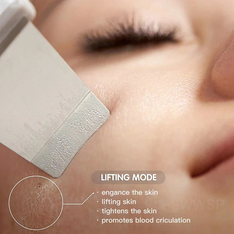 Dermalisse | Ultraschall Gesichtsreiniger | Porenreiniger & Hautpflegegerät | Tiefenreinigung mit USB-Aufladung