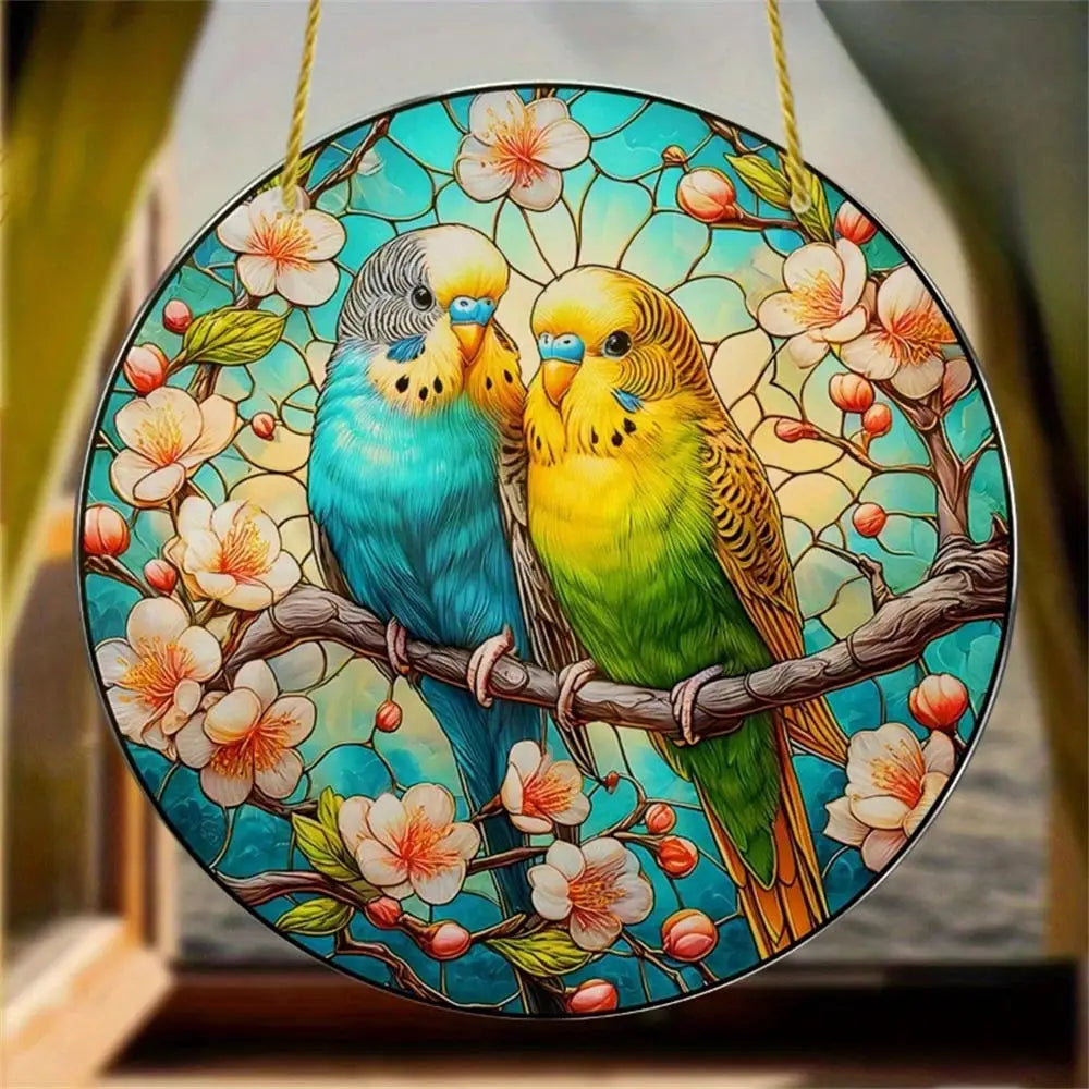 ColibriLuma Kolibri Fensterhänger | Acryl Suncatcher | 8 cm | Bunt | Garten Deko