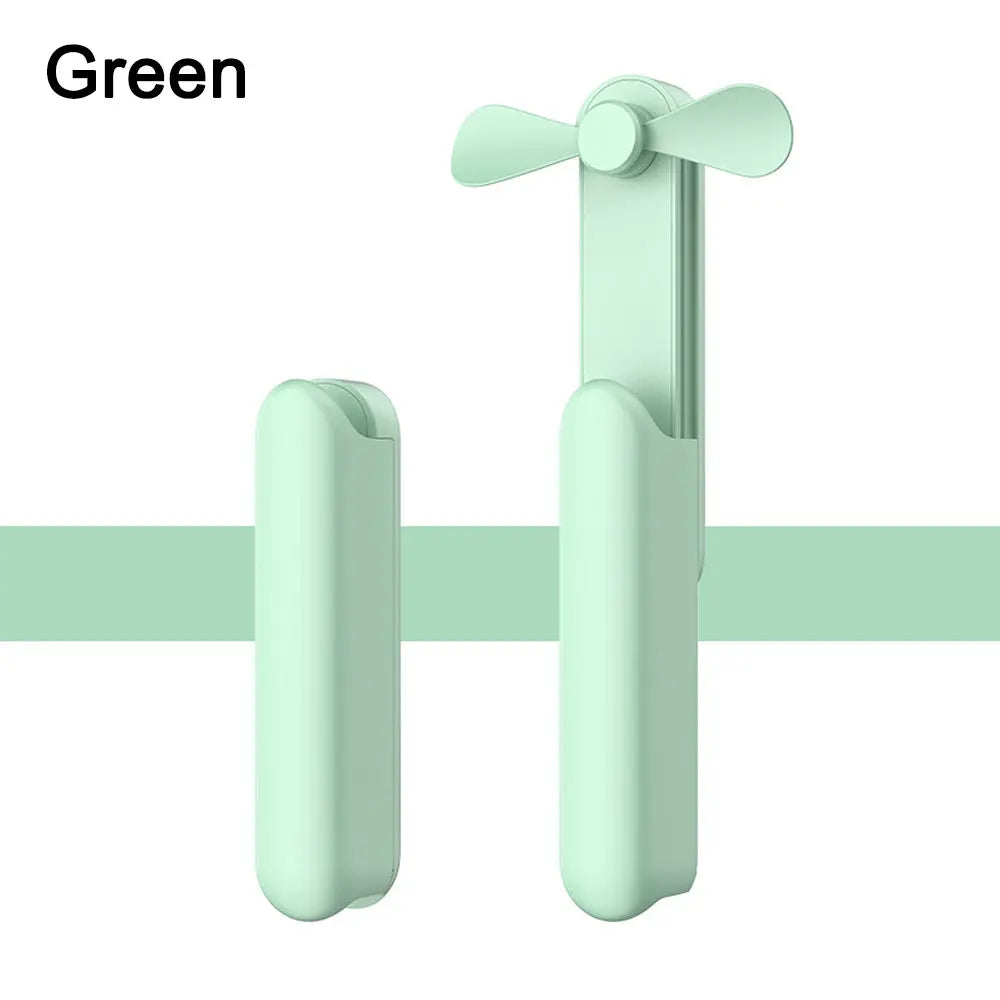 AeroBreeze USB Mini-Ventilator | Wiederaufladbar & Tragbar | Handlich & Klappbar