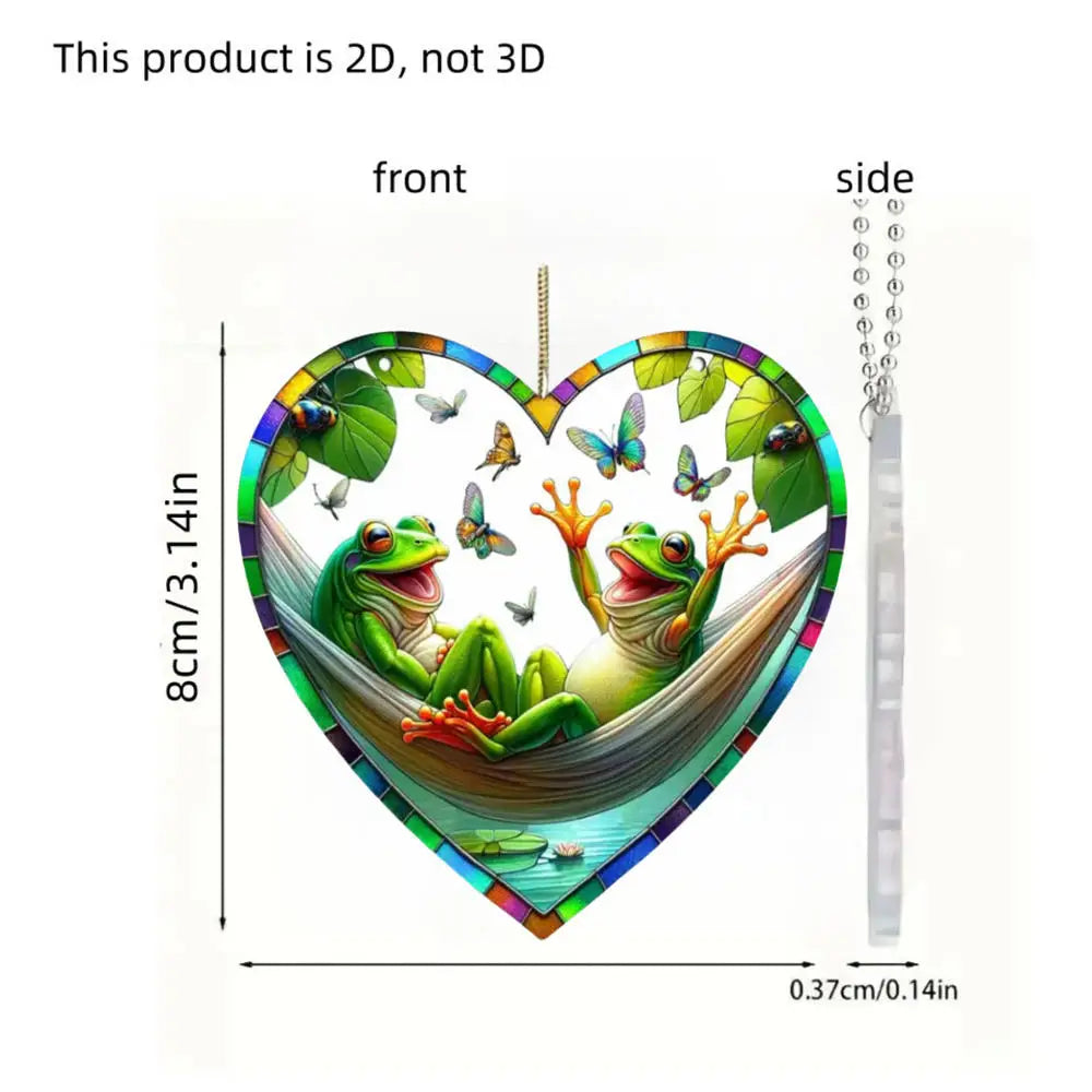ColibriLuma Kolibri Fensterhänger | Acryl Suncatcher | 8 cm | Bunt | Garten Deko