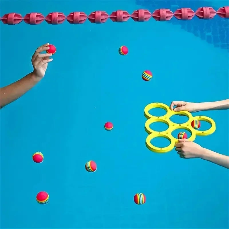 Aquaro Pool-Wurfspiel | Schwimmendes Zielspiel aus EVA | Wasserspiel für Pool, Strand & Garten