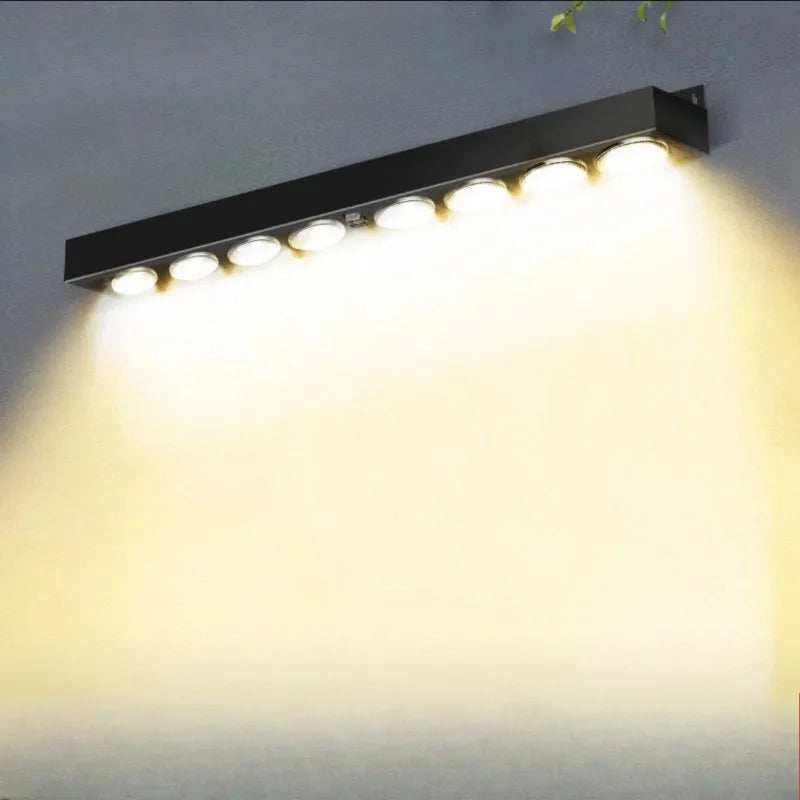 Luminara Solar Wandleuchte LED | Wasserdicht IP54 | Garten & Zaunbeleuchtung | Aluminium Outdoor Licht