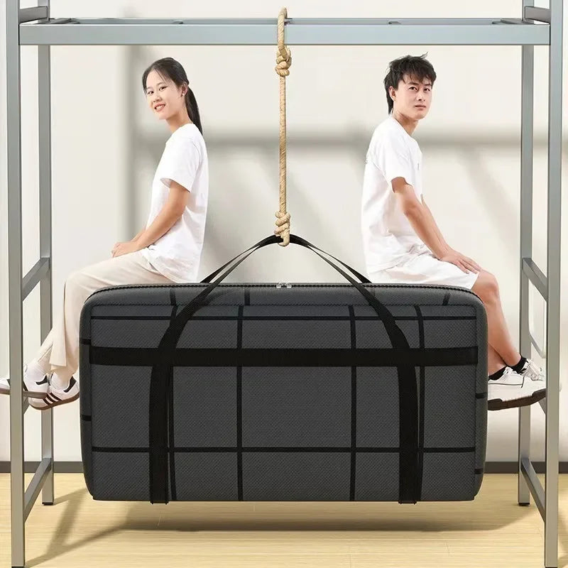 FlexiCarry Duffel Große Faltbare Reisetasche | Handgepäck & Kleidung Organizer | Doppelte Reißverschlüsse, Tragbar