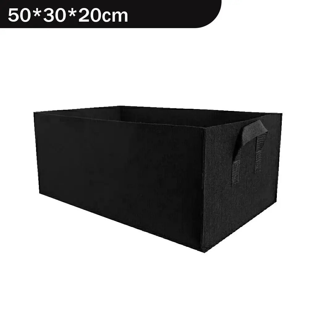 Florabrix Plant Bag | Rectangular Non-Woven Fabric Plant Sack | With Handles & Drainage | For Vegetables, Flowers & Herbs