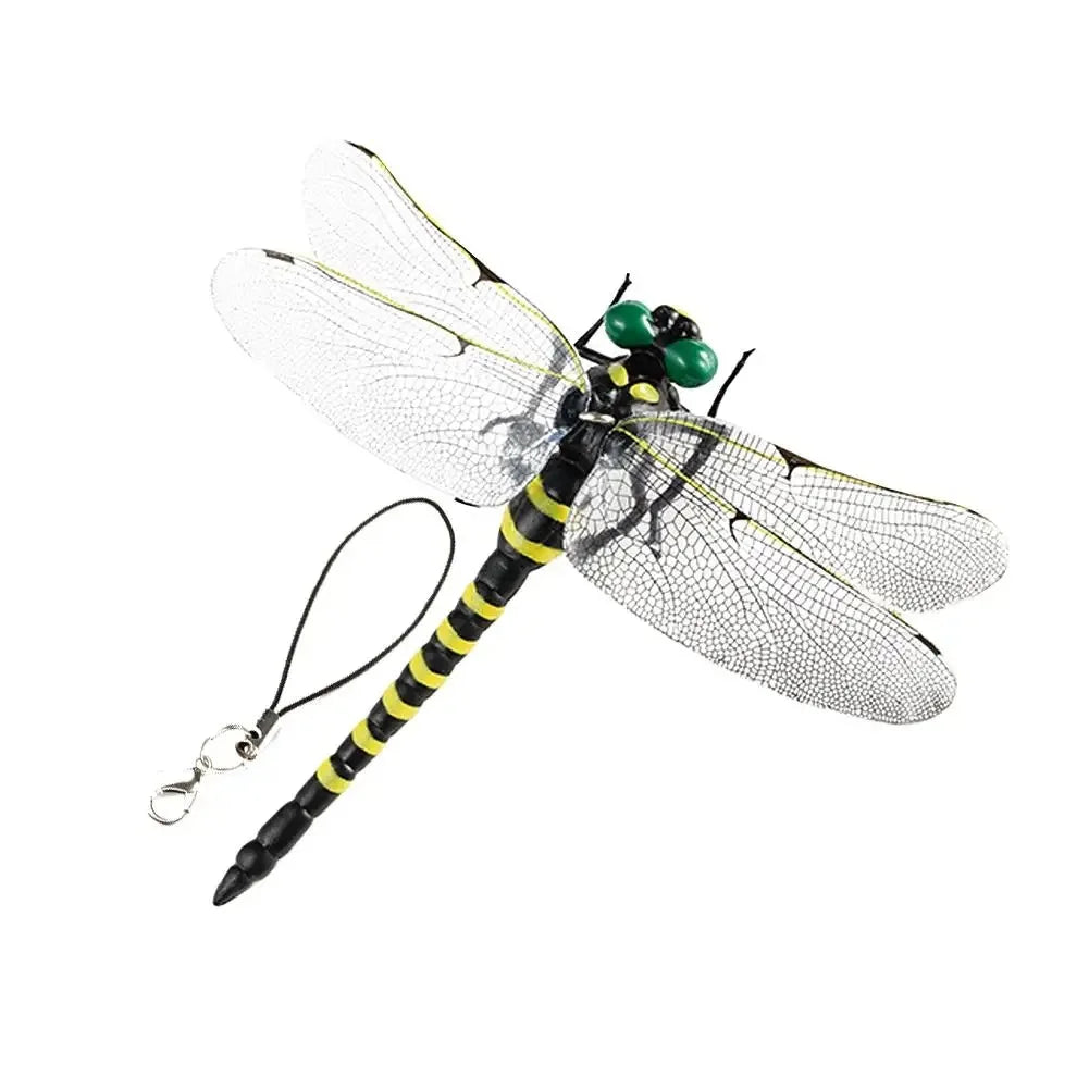Naturion | Libellen-Abwehrdeko | Realistische Insektenattrappe | 12 cm für Garten & Outdoor