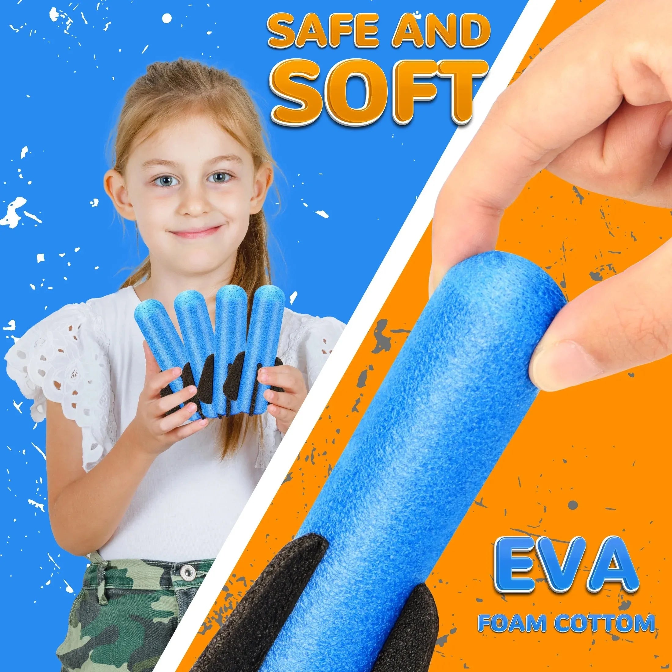 SkyBlast Schaumstoff-Raketenstarter für Kinder | Outdoor-Raketenset mit 3 Soft-Raketen | Flughöhe bis zu 15 m
