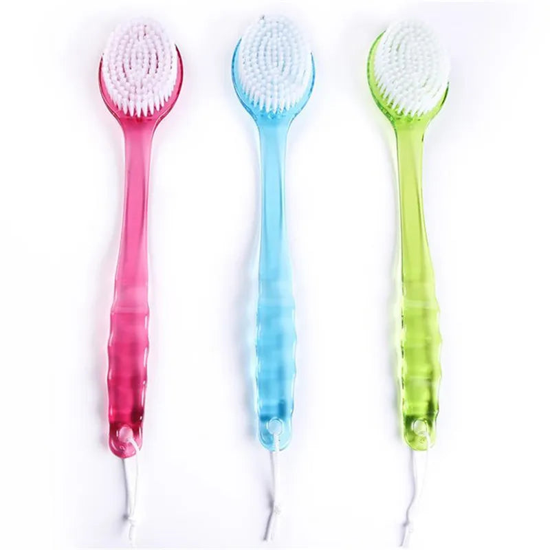 Vitalora Rückenbürste mit Langem Griff | Sanfte Nylonborsten | Körperpflege & Massage | 35,5 cm