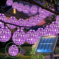Moraluna Solar-Lichterkette | Maroccan Kugeldesign | 20/30/50 LEDs | 8 Leuchtmodi