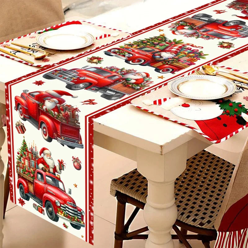 Christmas Table Runner Festivia | 180×35 cm | Elegant & Festive | Table Decor for Christmas & New Year 2025/2026