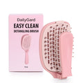 GlamBrush Selbstreinigende Haarbürste | Faltbar | Anti-Statik Massagekamm | Für Damen & Mädchen | Zuhause & Salon