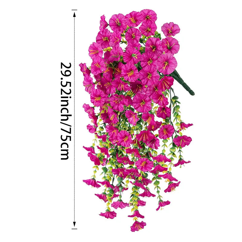 BlütenZauber Künstliche Winden-Girlande | 75 cm | Wand- & Outdoor-Deko | Hochzeit & Garten