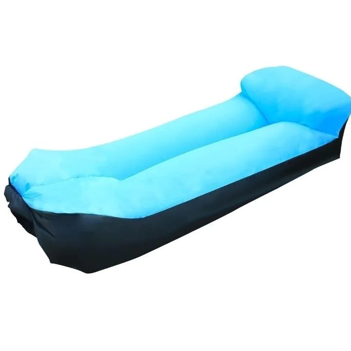 Airvana Inflatable Sofa Outdoor | Portable Air Couch for Camping & Beach | With Headrest & 30h Durability