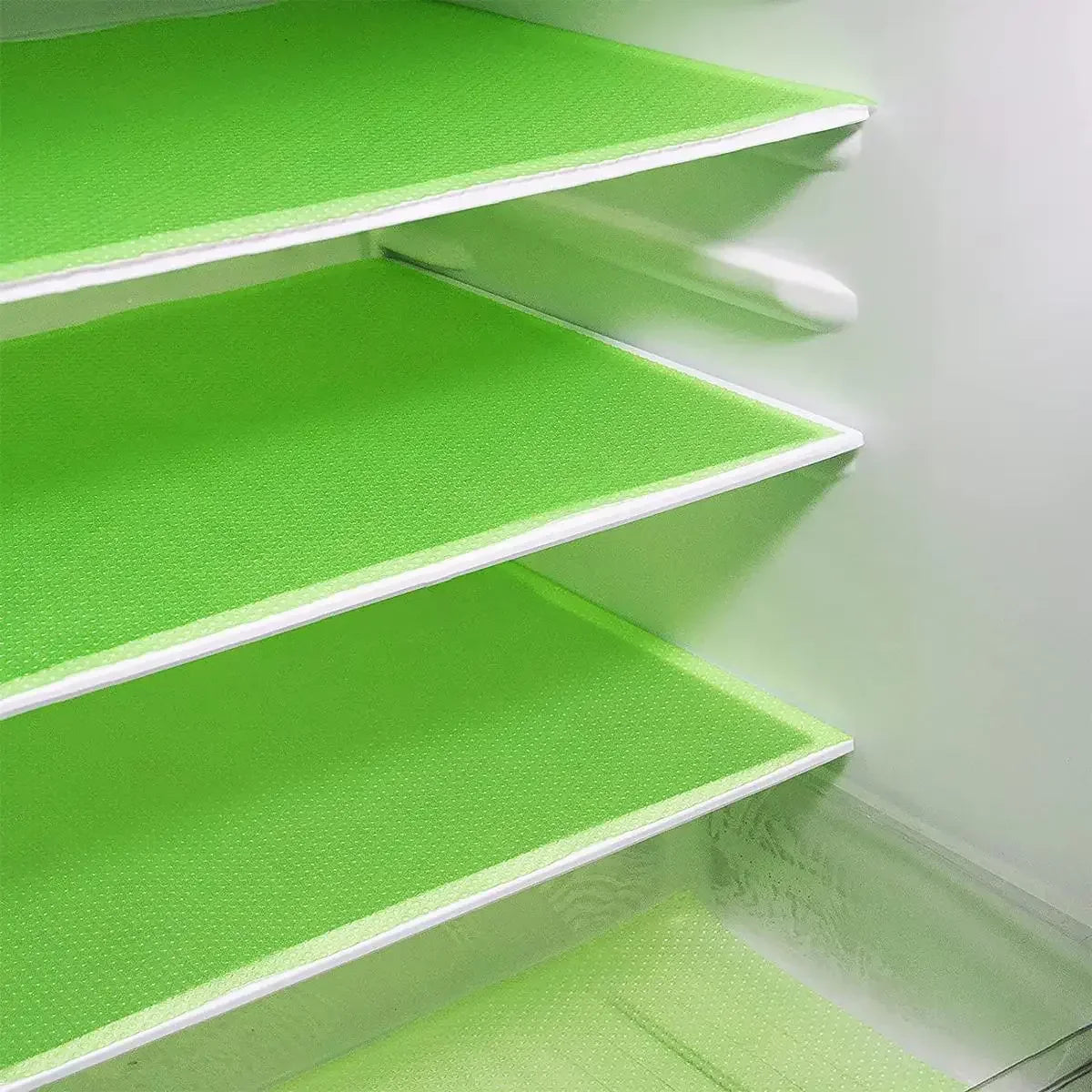 FridgeGuard Set of 4 Refrigerator Mats | EVA Material | Washable, Mold-Resistant & Anti-Oil | For Refrigerator, Drawers & Shelves