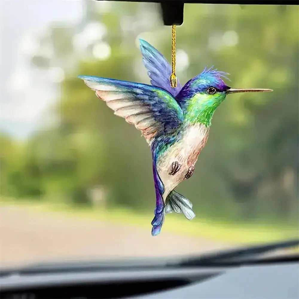 ColibriLuma Kolibri Fensterhänger | Acryl Suncatcher | 8 cm | Bunt | Garten Deko