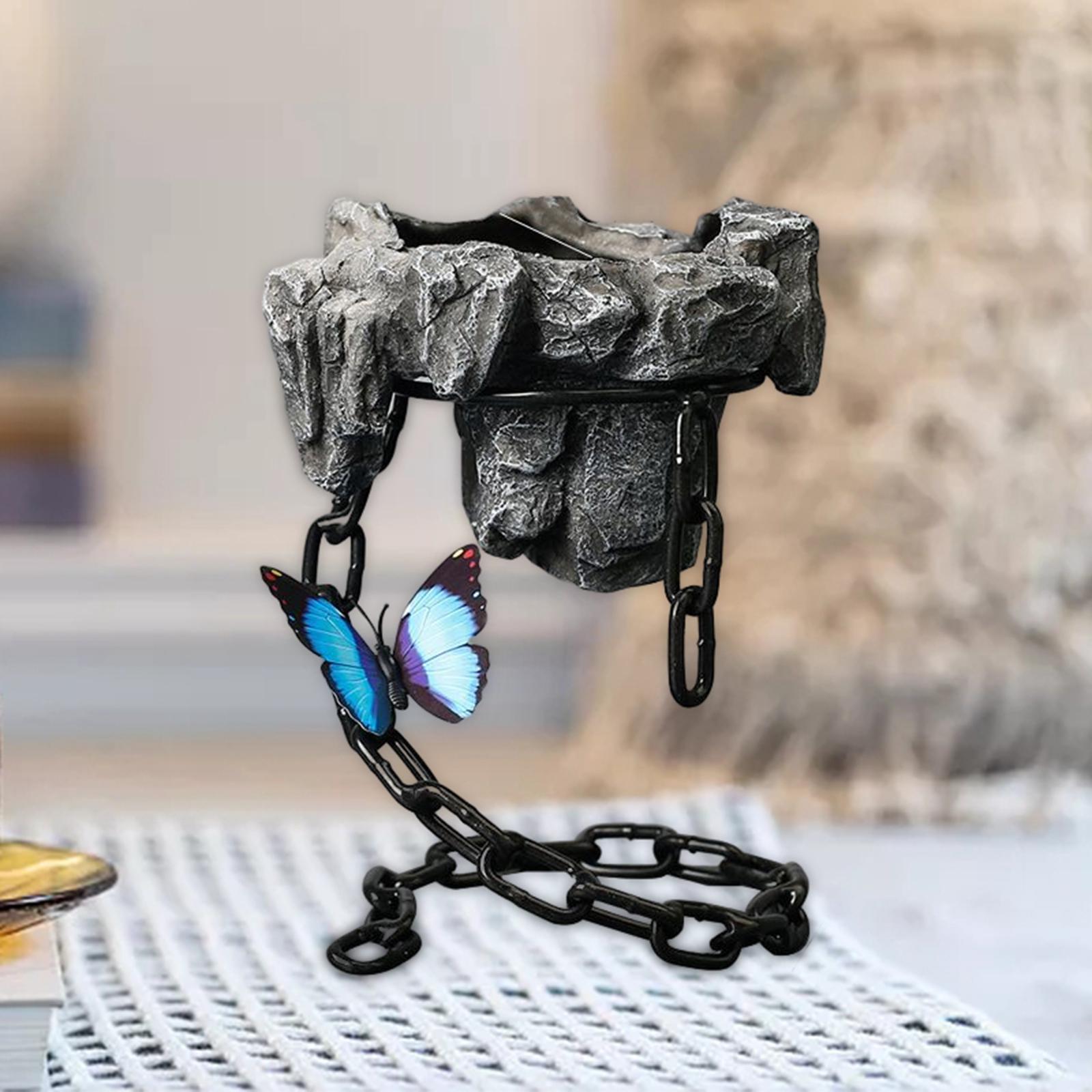 Leviora | Schwebender Blumentopf | Magnetische Levitation | Handgefertigtes Harzdesign | Für Zimmerpflanzen