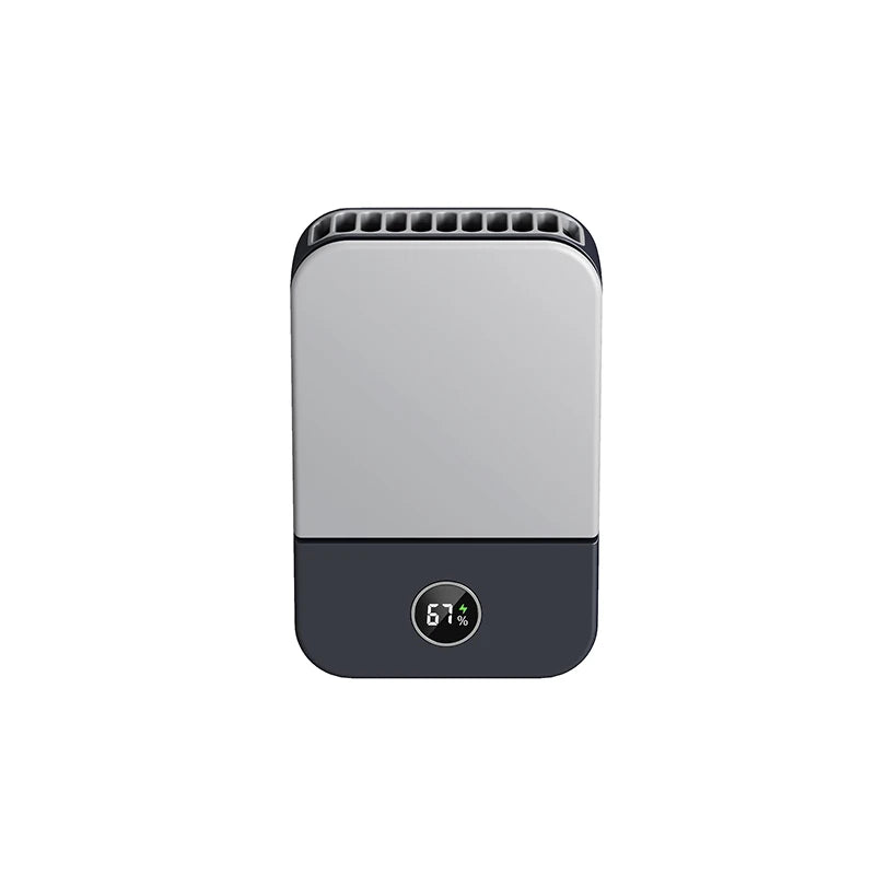 Coolvento Mini Ventilator | Taillenclip & Halsventilator | 2000 mAh Akku | 3 Stufen USB-C