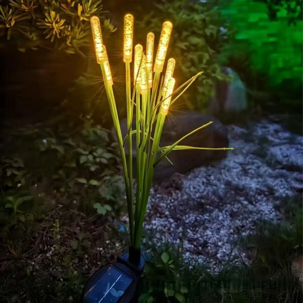 Lumivana | Solar-Gartenleuchte Glühwürmchen | Schwingende LED-Dekoleuchte | Wetterfest für Garten & Terrasse