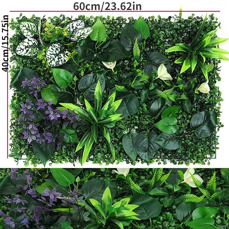 Everluma Garden Kunsthecke Wandpaneel | Realistische Buchsbaum-Optik | UV-beständig & Wetterfest