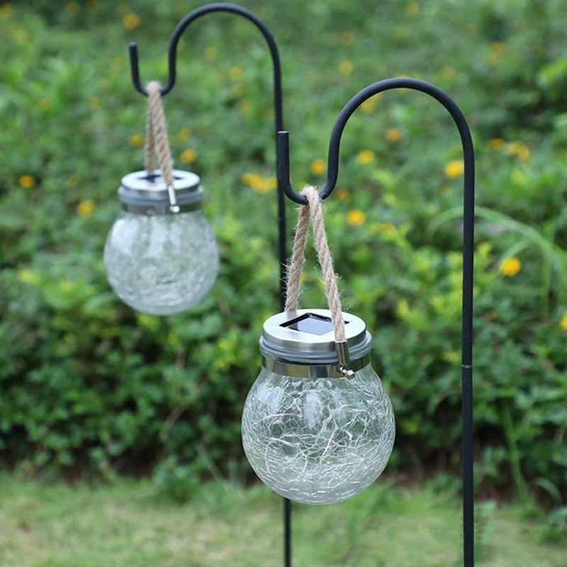 Gardevano Shepherd Hook Gartenstab | 76 cm Metall | Rostfrei Schwarz | Für Laternen & Hängepflanzen