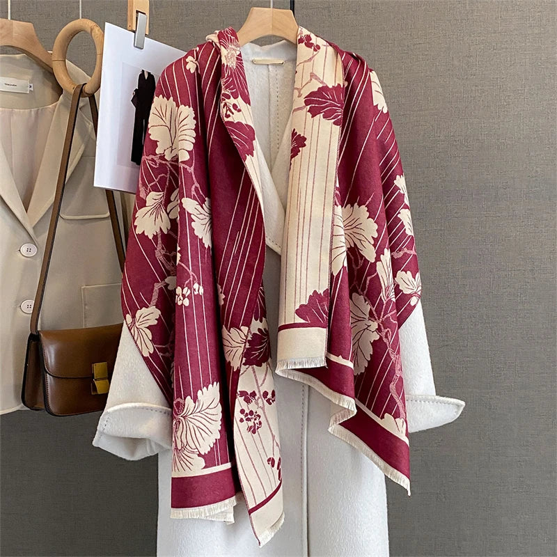 Cashmira | Women's Winter Scarf | Luxurious Pattern | 65 × 190 cm | Soft & Warm