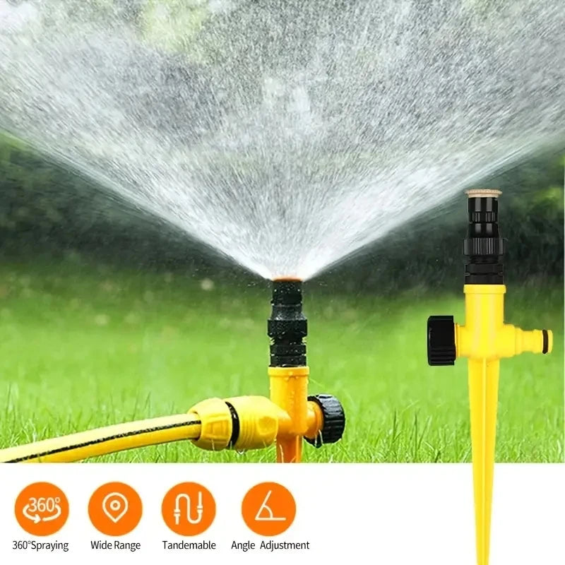 GartenNova 360° Rasensprenger | Automatischer Gartenregner | Für Rasen, Gewächshaus & Garten