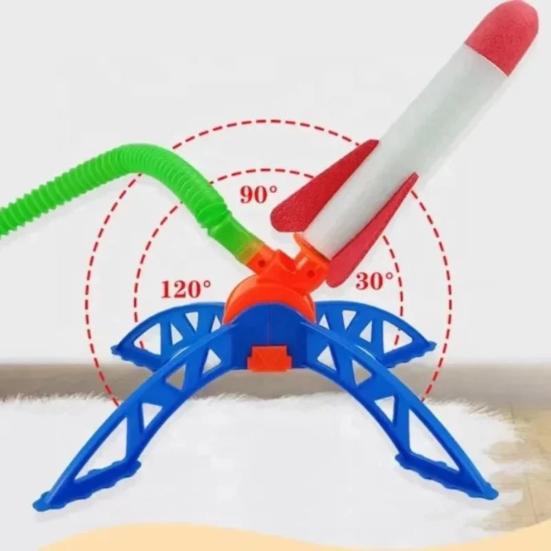 Rocketino | Raketenstarter für Kinder | Fußbetriebene Schaumstoffrakete | Outdoor-Spiel für Garten & Park