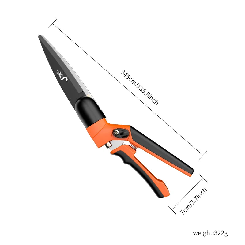 ARBOVENTO Gartenschere 360° Rotation | SK5 Stahlklinge | Ergonomischer Griff | Präzisionsschnitt