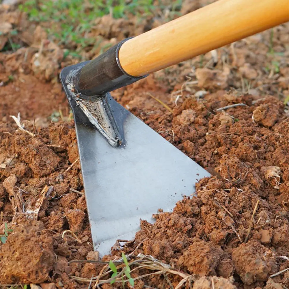 AgroForge Gartenhacke Schmiedestahl | Robuste Unkrauthacke | Bodenbearbeitung & Gemüse pflanzen | Ergonomisch