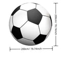 GigantoBall Aufblasbarer Riesen-Fußball | Extra Robustes PVC | Outdoor-Spielball für Garten, Strand & Sport