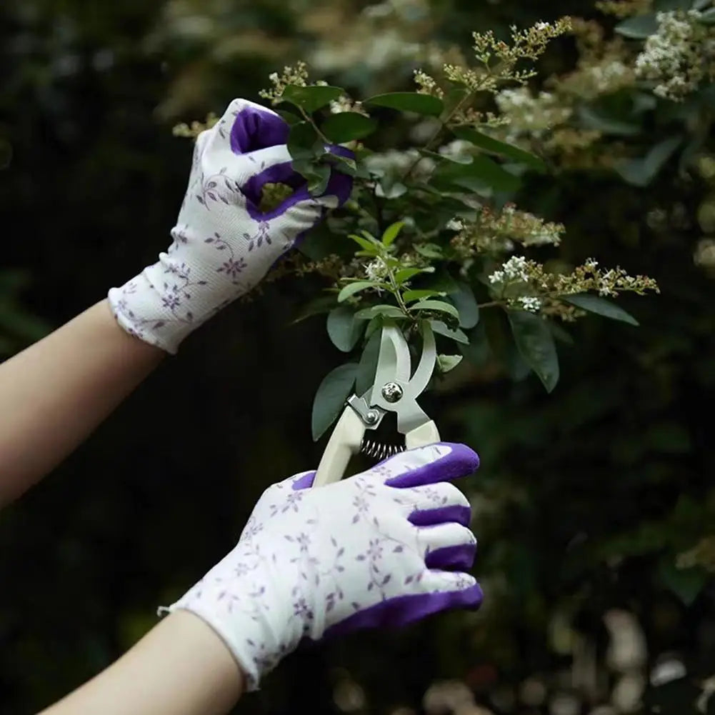 GardenGrip Gartenhandschuhe Latex Schaum | Rutschfest & Atmungsaktiv | Einheitsgröße