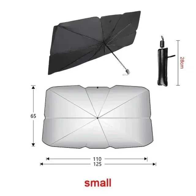 Car Sunshade SunFold | UV Protection & Heat Protection | Compact & Foldable | For SUV & Hatchback
