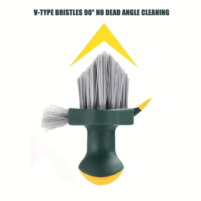 CleanProfi 4-in-1 Reinigungsbürste & Abzieher | Multifunktion | Küche, Bad, Boden, Reifen