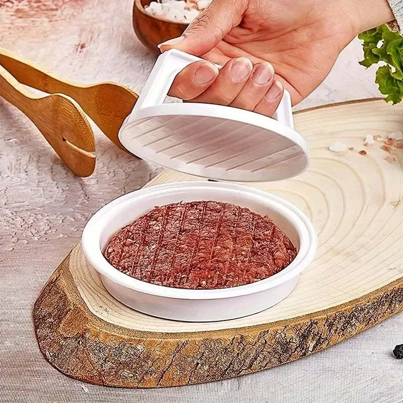 GrillForma | Hamburgerpresse | Burgerpresse aus PP-Kunststoff | Perfekte Patties | 13,1 x 10,7 x 4 cm